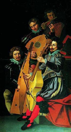 Reinhold Timm Christian IV's musicians. oil painting image